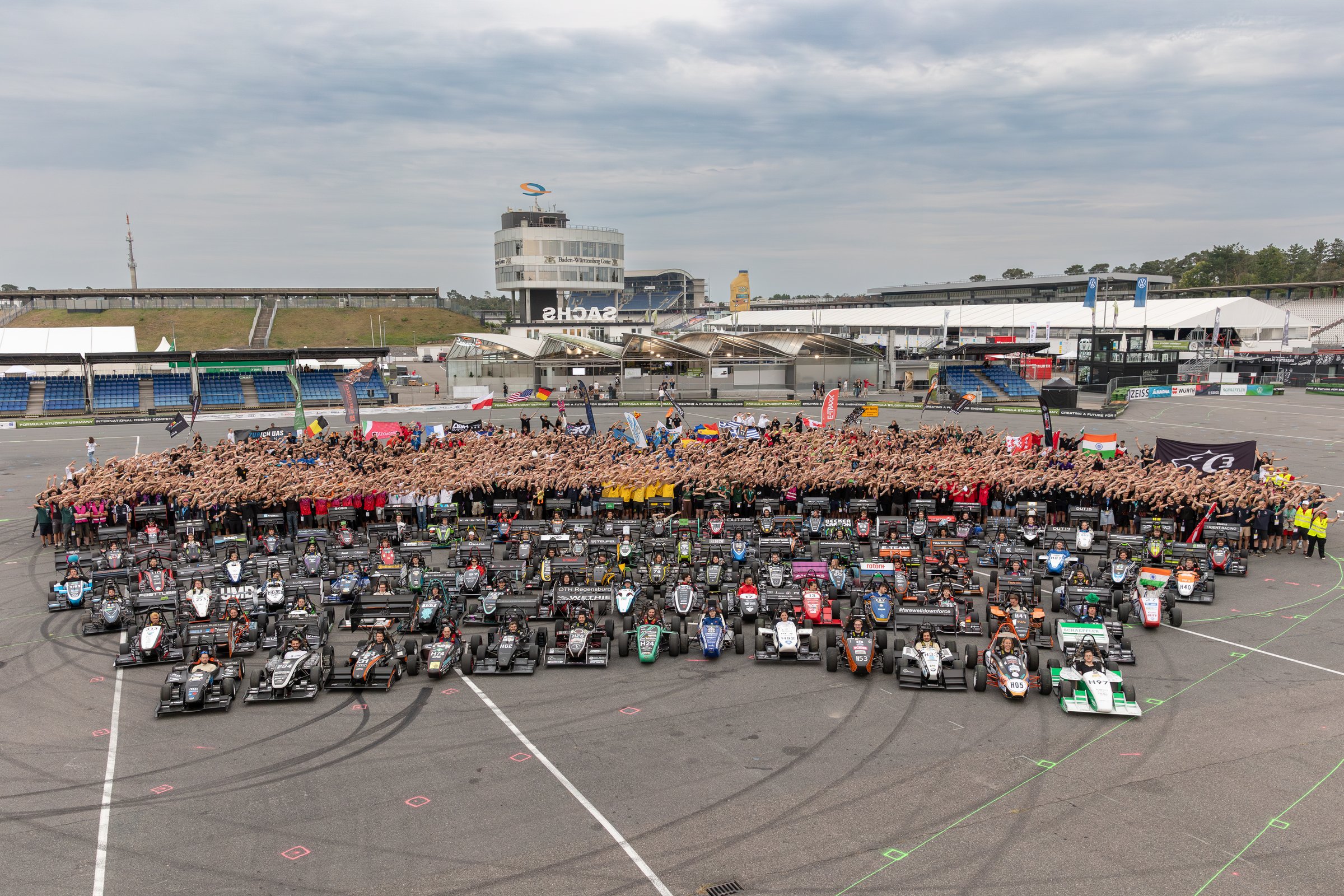 Alle Teams der Formula Student Germany 2025 am Hockenheimring